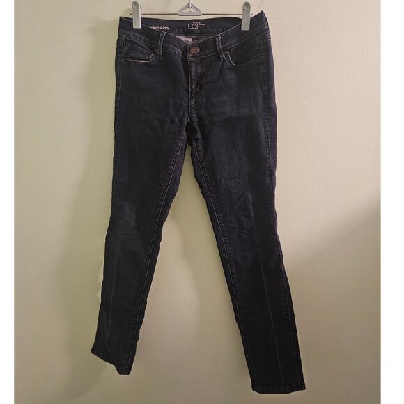LOFT Ann Taylor Petite Modern Skinny Jeans Size 27 / 4P ~ Moderate Wear - Picture 1 of 10